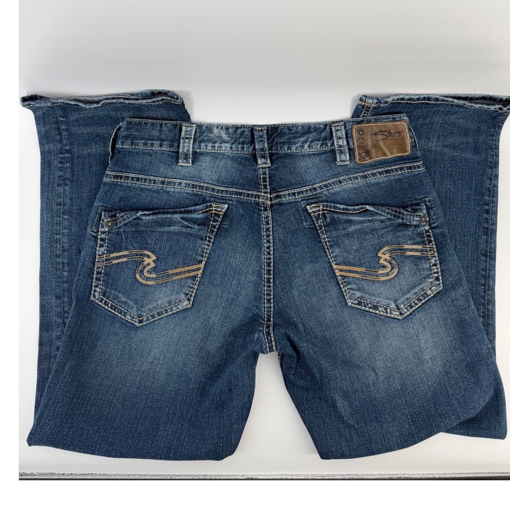Silver Jeans Gordie 36x30 Mens‎ Y2K Relaxed Straight Leg Medium Wash Vintage